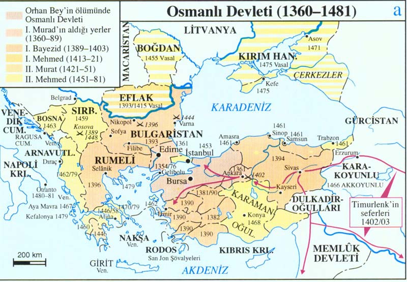 Tarih Haritasi Osmanli Imparatorlugu Haritasi Haritalari Eges Egitim